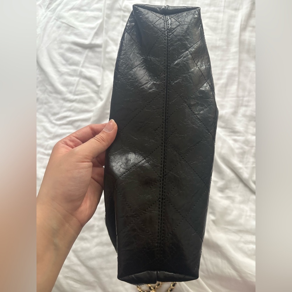 Charles & Keith Black Quilted Duo Chain Shoulder Bag - Picture 6 of 6